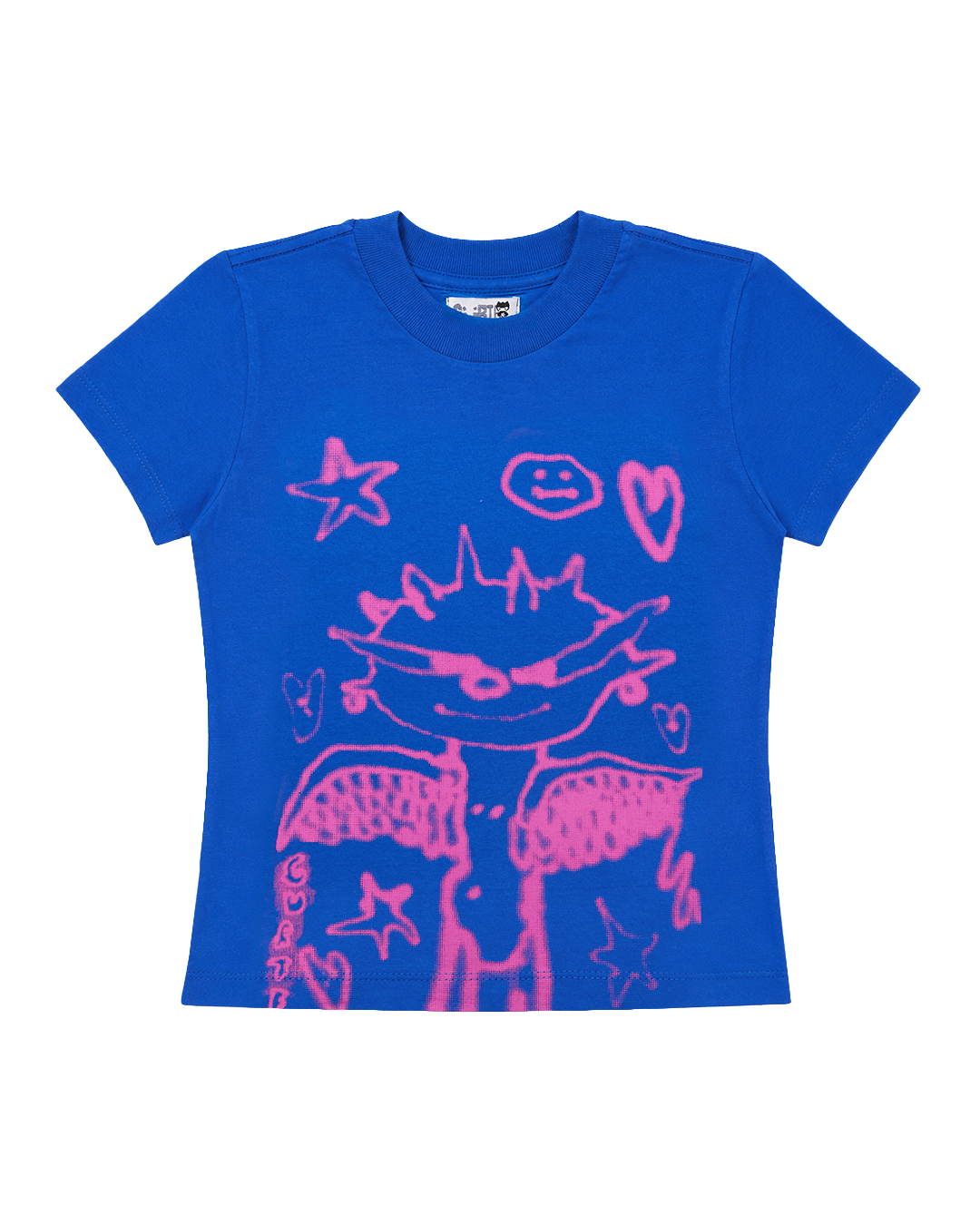 JULIA BABY TEE AZUL