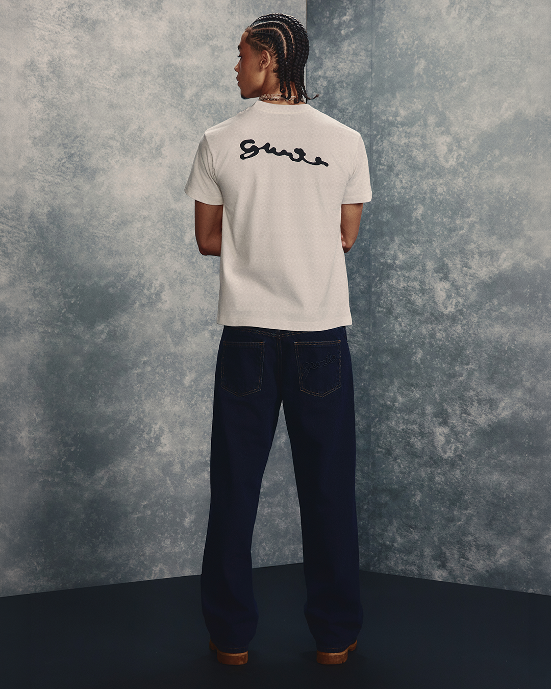 UNISSEX STRAIGHT JEANS GURTE