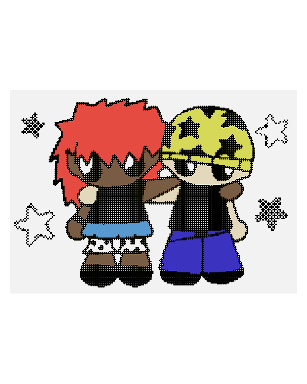 COLORED TOGETHER PRINT