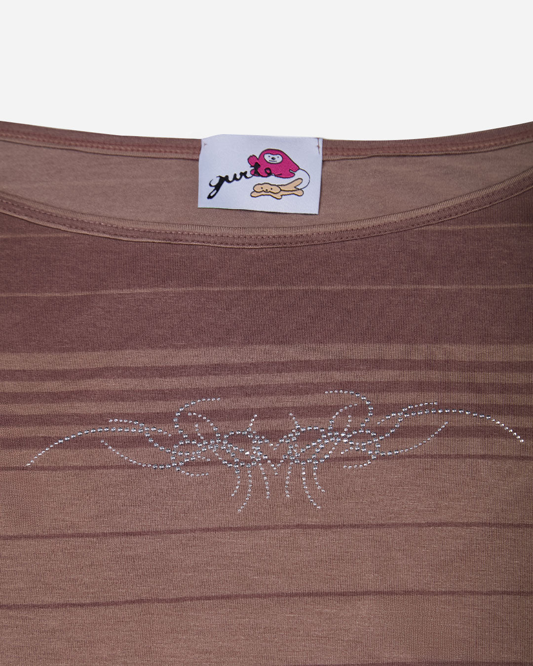 ASYMMETRICAL BROWN DRESS