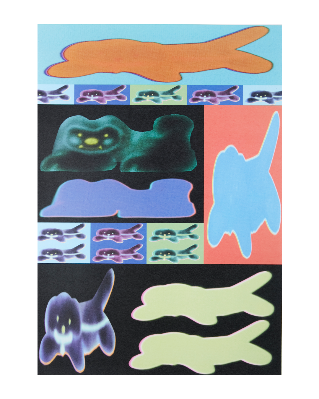 SALSICHA E SHIH TZU - Print by Laban