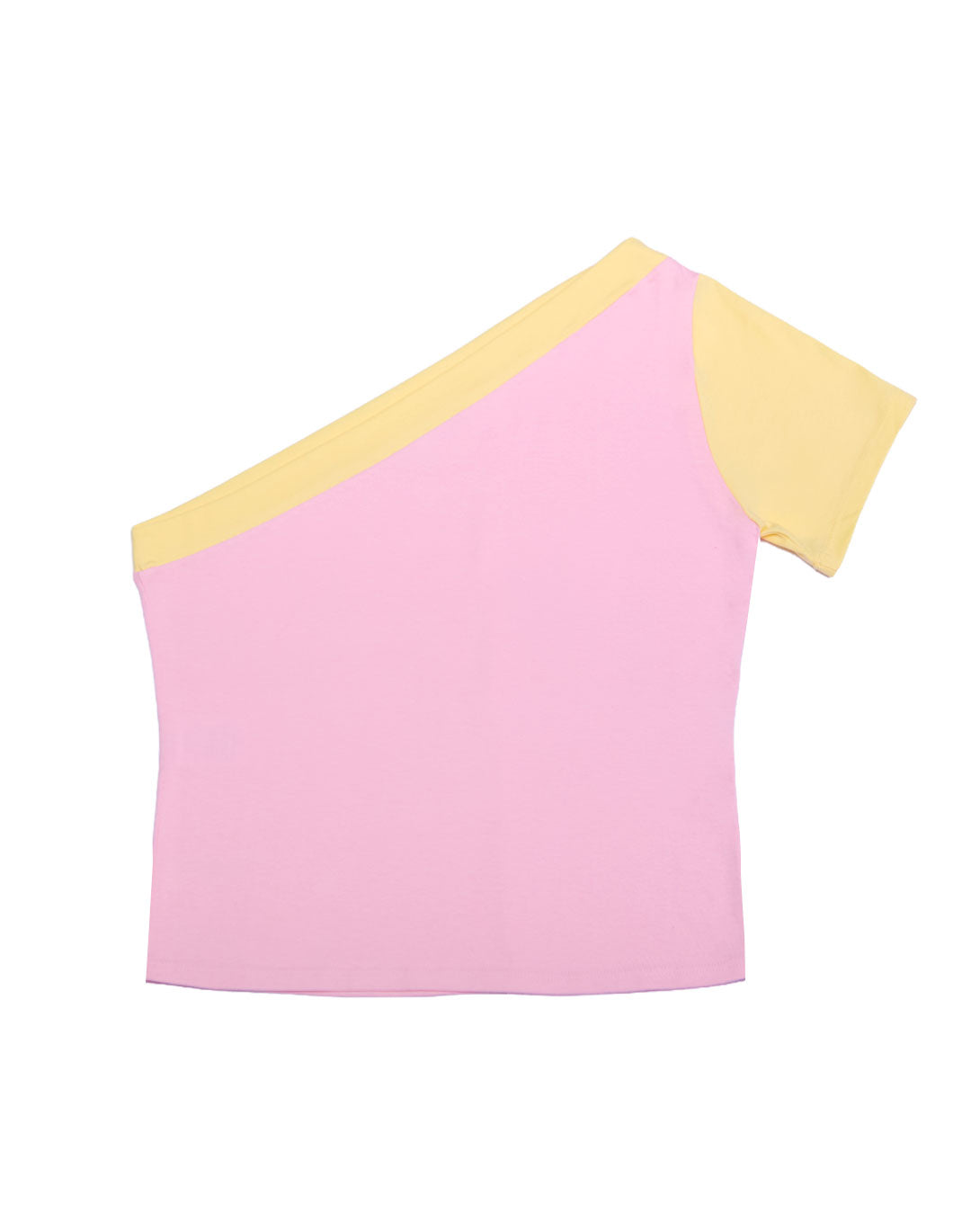 ASYMMETRICAL PINK BLOUSE