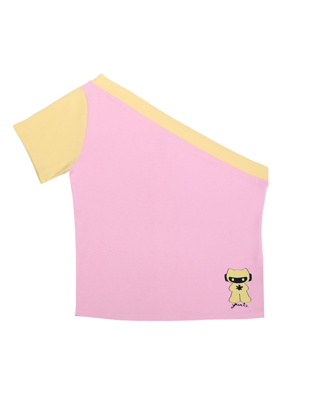 BLUSA ASSIMÉTRICA ROSA